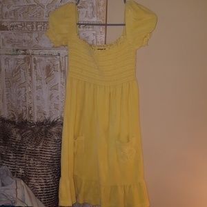 Juicy yellow terry cloth dress